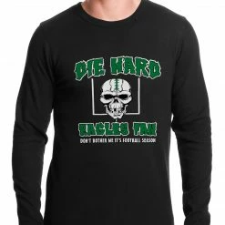 Bewild Die Hard Eagles Fan Football Thermal Shirt