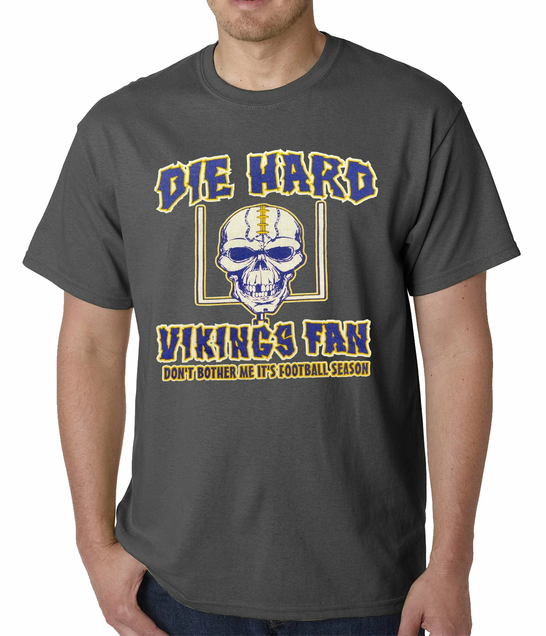 Bewild Die Hard Vikings Football Fan Mens T-shirt 5 Bewild Die Hard Vikings Football Fan Mens T-shirt