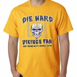 Bewild Die Hard Vikings Football Fan Mens T-shirt 11 Bewild Die Hard Vikings Football Fan Mens T-shirt