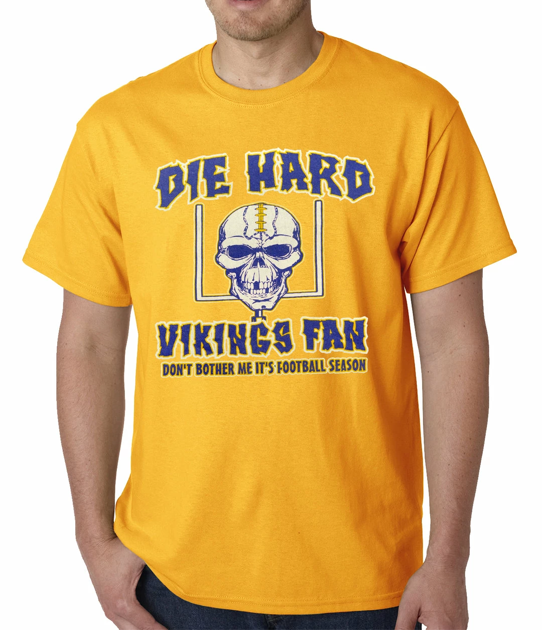 Bewild Die Hard Vikings Football Fan Mens T-shirt 6 Bewild Die Hard Vikings Football Fan Mens T-shirt