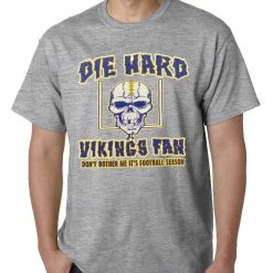 Bewild Die Hard Vikings Football Fan Mens T-shirt 12 Bewild Die Hard Vikings Football Fan Mens T-shirt