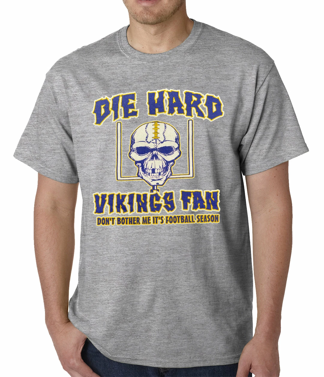 Bewild Die Hard Vikings Football Fan Mens T-shirt 7 Bewild Die Hard Vikings Football Fan Mens T-shirt