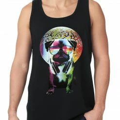 Bewild Disco Pug Tank Top
