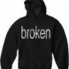 Bewild Cool Funny & Offensive Distressed Broken Hoodie
