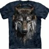 Bewild The Mountain Apparel DJ Fen Wolf Big Face Men's T-Shirt 2 Bewild The Mountain Apparel DJ Fen Wolf Big Face Men's T-Shirt