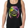 Bewild DJ Pug Tank Top Cool Funny & Offensive