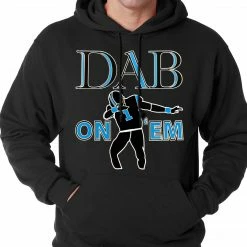 Bewild Sport Inspiration Dab On 'Em Football Player Adult Hoodie