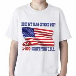 Bewild Does My Flag Offend You? Kids T-shirt Say It Loud