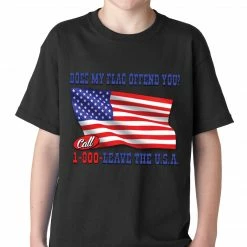 Bewild Does My Flag Offend You? Kids T-shirt Say It Loud