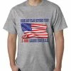 Bewild Does My Flag Offend You? Mens T-shirt Say It Loud