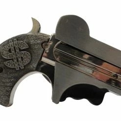 Bewild Skull Gun Belt Buckle With Lighter And Knife With FREE Leather Belt Belt Buckles