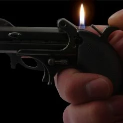 Bewild Skull Gun Belt Buckle With Lighter And Knife With FREE Leather Belt Belt Buckles