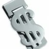 Bewild Dollar Sign Hinged Money Clip (Silver)