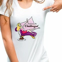 Bewild Domestically Challenged Girls T-Shirt