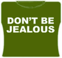 Bewild Don't Be Jealous Girls T-Shirt (Army)