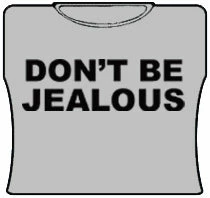 Bewild Don't Be Jealous Girls T-Shirt (Grey)