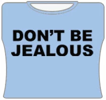 Bewild Don't Be Jealous Girls T-Shirt (Lt. Blue)