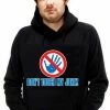 Bewild Don't Touch My Junk! Hands Off! Hoodie Cool Funny & Offensive
