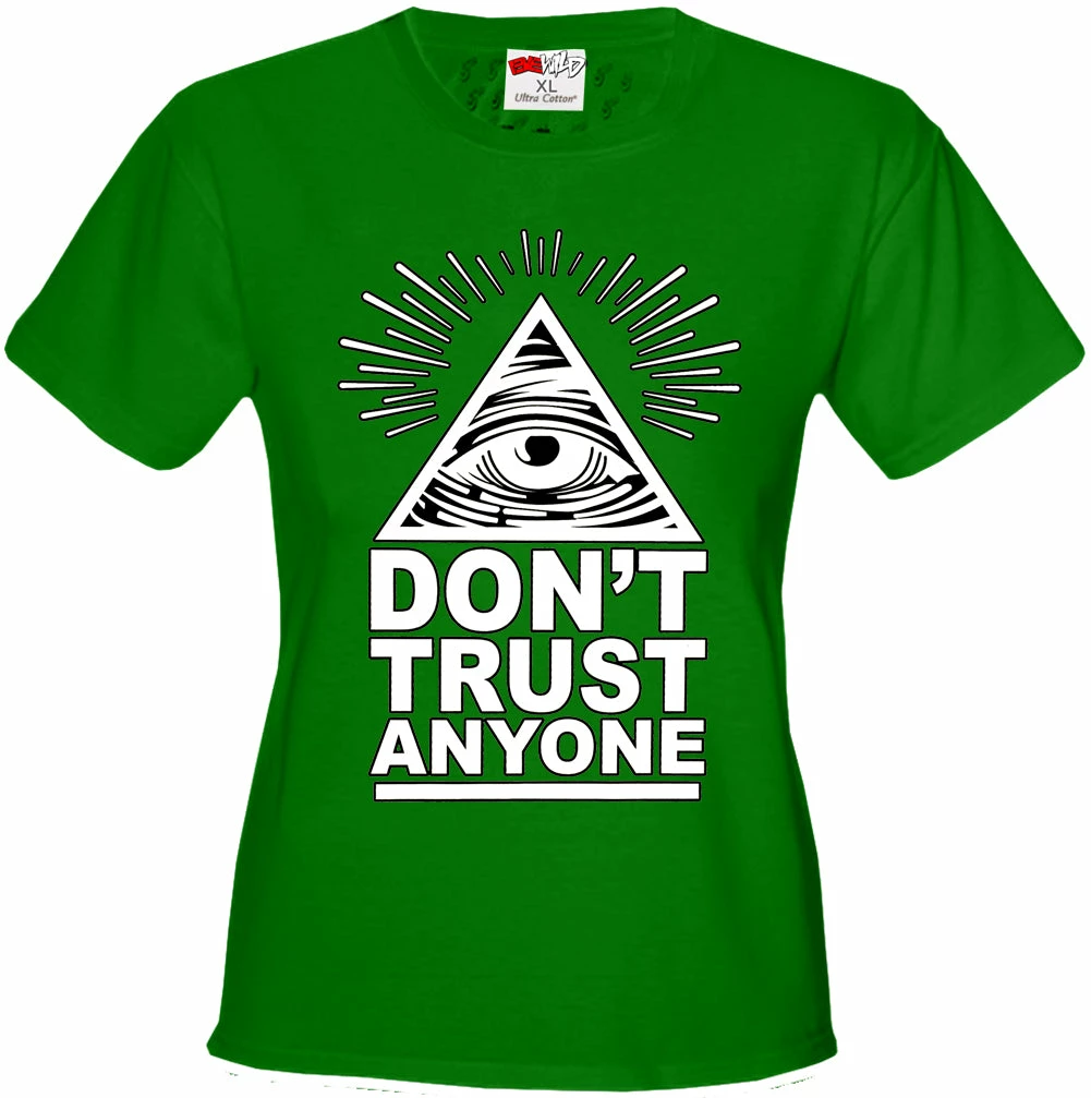 Bewild Don't Trust Anyone Girl's T-Shirt 8 Bewild Don't Trust Anyone Girl's T-Shirt