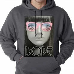 Bewild Cool Funny & Offensive Dope Palm Tree Glasses Hoodie