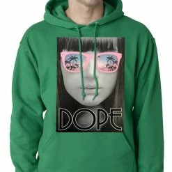 Bewild Cool Funny & Offensive Dope Palm Tree Glasses Hoodie