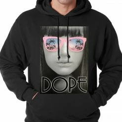 Bewild Cool Funny & Offensive Dope Palm Tree Glasses Hoodie