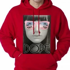 Bewild Cool Funny & Offensive Dope Palm Tree Glasses Hoodie