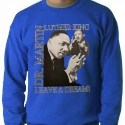 Bewild Dr. Martin Luther King Jr. "I Have A Dream" Adult Crewneck Nationality & Ethnic 19 Bewild Dr. Martin Luther King Jr.