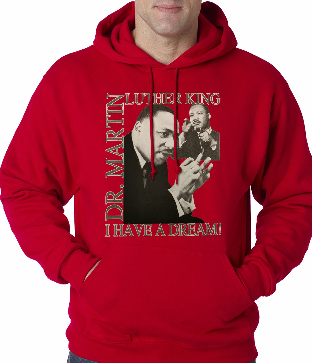 Bewild Nationality & Ethnic Dr. Martin Luther King Jr. "I Have A Dream" Adult Hoodie 11 Bewild Nationality & Ethnic Dr. Martin Luther King Jr. "I Have A Dream" Adult Hoodie