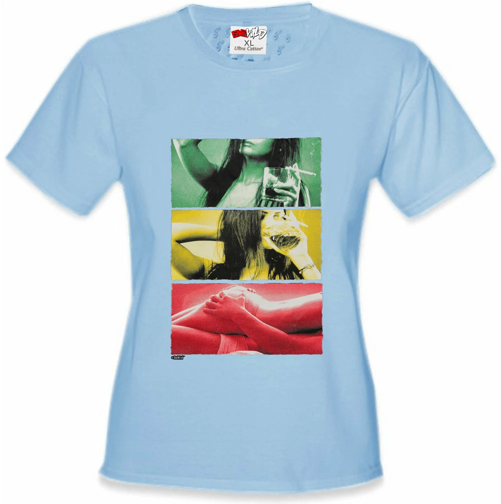 Bewild Drink, Smoke, Love Girl's T-shirt 8 Bewild Drink, Smoke, Love Girl's T-shirt