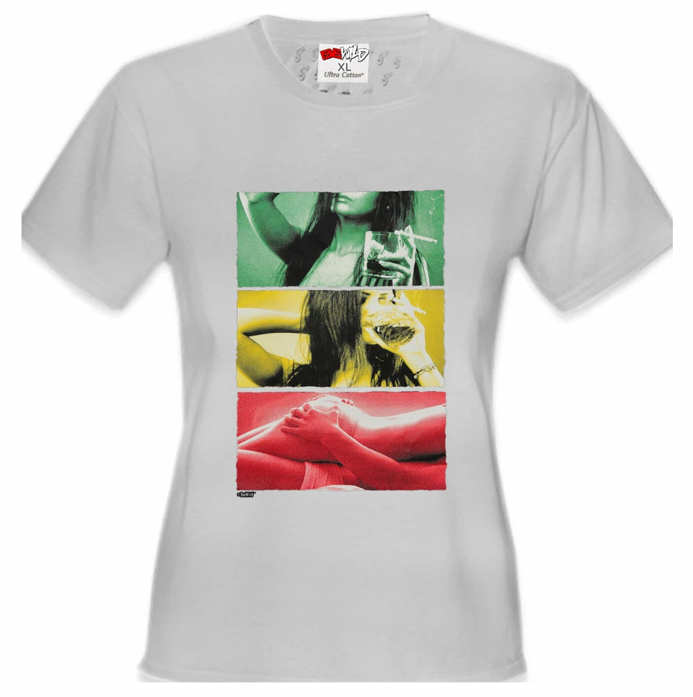 Bewild Drink, Smoke, Love Girl's T-shirt 9 Bewild Drink, Smoke, Love Girl's T-shirt