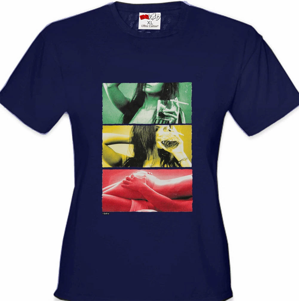 Bewild Drink, Smoke, Love Girl's T-shirt 11 Bewild Drink, Smoke, Love Girl's T-shirt