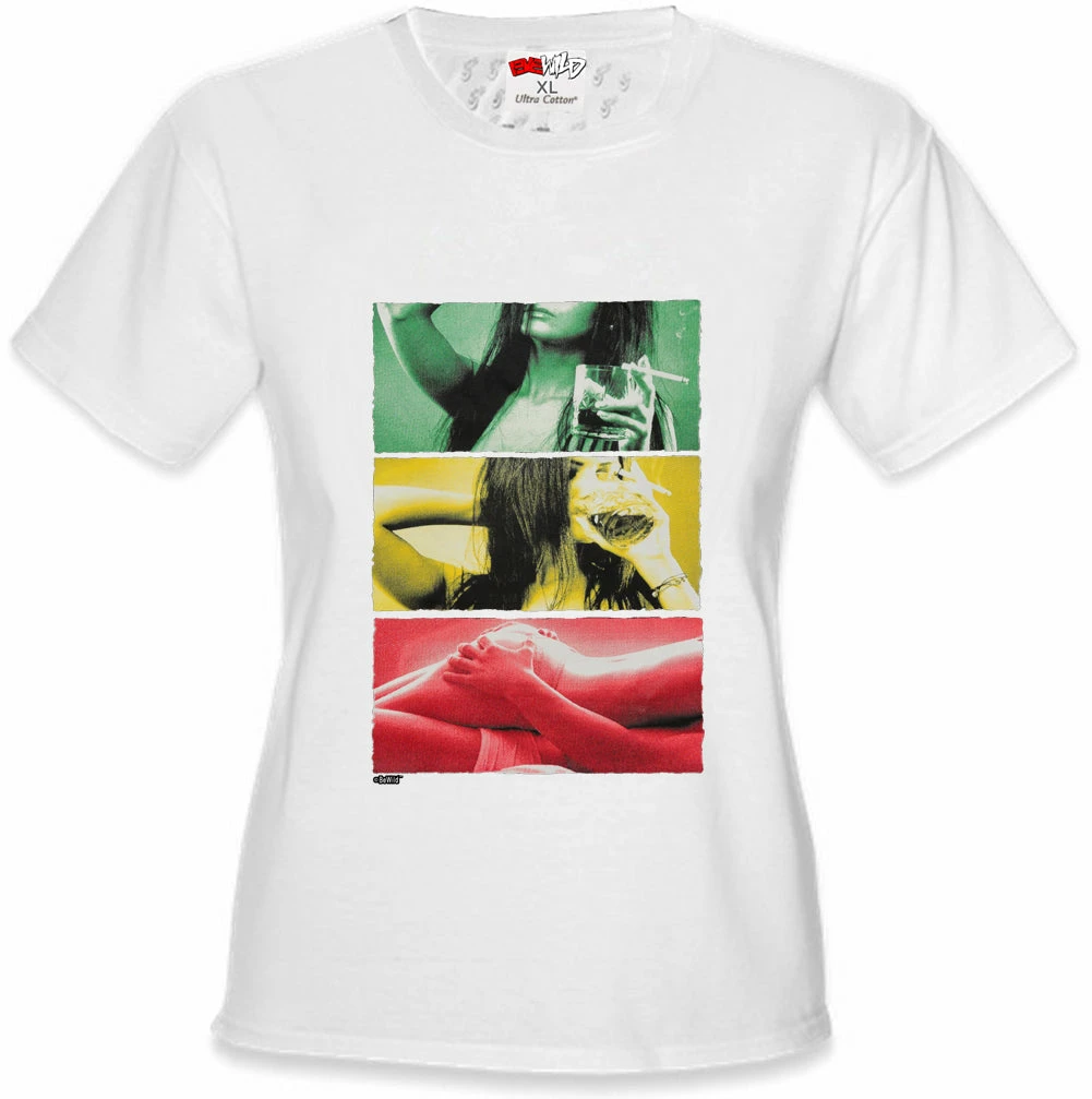 Bewild Drink, Smoke, Love Girl's T-shirt 13 Bewild Drink, Smoke, Love Girl's T-shirt