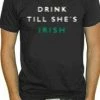 Bewild St.Patricks Day Drink Till She's Irish Mens T-Shirt 2 Bewild St.Patricks Day Drink Till She's Irish Mens T-Shirt