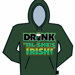 Bewild St.Patricks Day Drink Till Shes Irish St. Patricks Day Hoodie