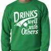 Bewild Drinks Well With Other Irish St. Patrick's Day Crewneck 2 Bewild Drinks Well With Other Irish St. Patrick's Day Crewneck