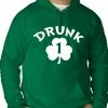 Bewild Drunk 1 Irish Shamrock Adult Hoodie St.Patricks Day