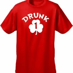 Bewild Drunk 1 Irish Shamrock Men's T-Shirt