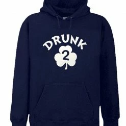 Bewild Drunk 2 Irish Shamrock Adult Hoodie St.Patricks Day