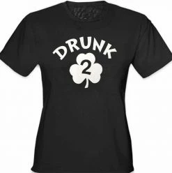 Bewild St.Patricks Day Drunk 2 Irish Shamrock Girl's T-Shirt