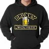 Bewild Cool Funny & Offensive Drunky McDrunkerson Funny Adult Hoodie