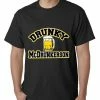 Bewild Cool Funny & Offensive Drunky McDrunkerson Funny Mens T-shirt