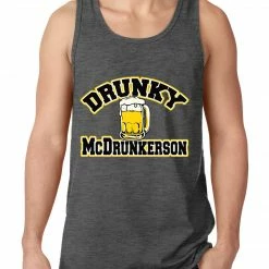 Bewild Drunky McDrunkerson Funny Tank Top Cool Funny & Offensive