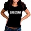 Bewild Cool Funny & Offensive DuckStrong Faith, Family, Freedom Of Speech Girl's T-Shirt