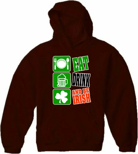 Bewild Eat Drink And Be Irish Adult Hoodie St.Patricks Day 6 Bewild Eat Drink And Be Irish Adult Hoodie St.Patricks Day