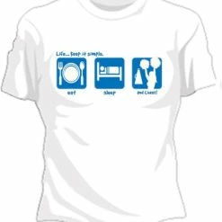 Bewild Cool Funny & Offensive Eat, Sleep, And Cheer! Girls T-Shirt