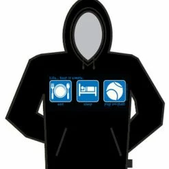 Bewild Eat, Sleep, Play Softball Hoodie