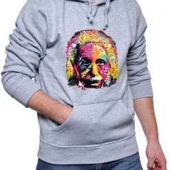 Bewild Einstein Graffiti Fractal Adult Hoodie