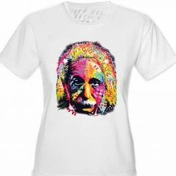 Bewild Cool Funny & Offensive Einstein Graffiti Fractal Girl's T-Shirt