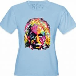 Bewild Cool Funny & Offensive Einstein Graffiti Fractal Girl's T-Shirt